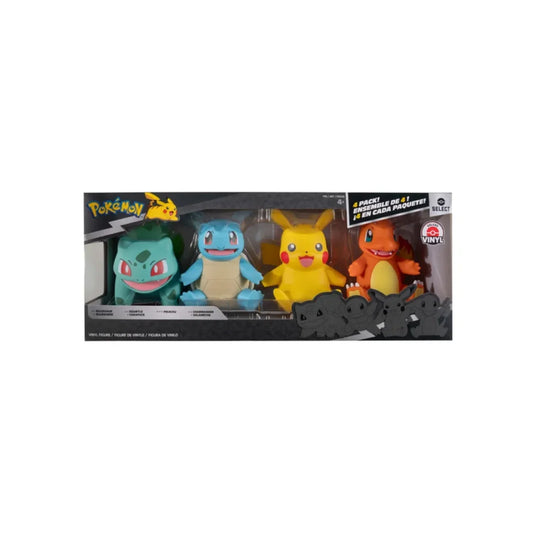 Jazwares Pokémon 8-Inch Select Vinyl Figure 4-pack