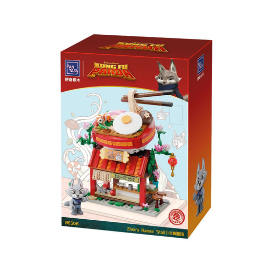 Kungfu Panda Mini Street View - Zhen's Ramen Stall Construction Set