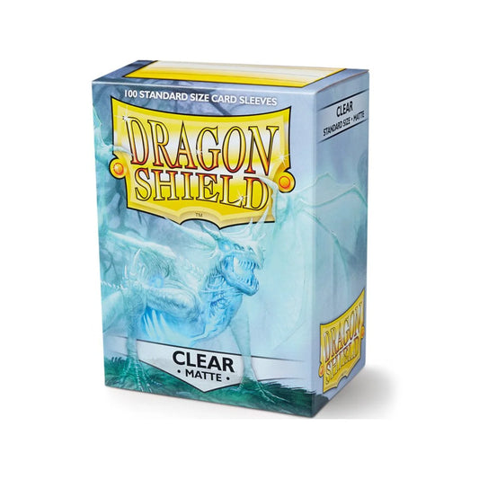 Dragon Shield: Standard Sleeves: Clear [Matte] (100 Sleeves)