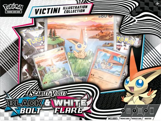 Pokemon TCG: Scarlet & Violet - SV10.5 - Black Bolt & White Flare Unova Victini Illustration Collection