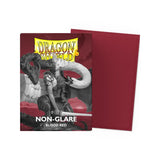 Dragon Shield: Standard Sleeves: Non-Glare Blood Red [Matte] (100 Sleeves)