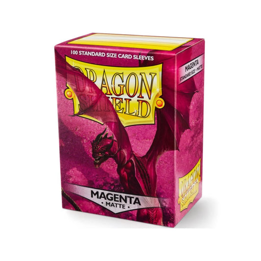 Dragon Shield: Standard Sleeves: Magenta [Matte] (100 Sleeves)