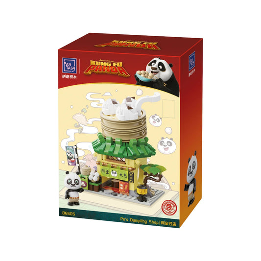 Kungfu Panda Mini Street View - Po's Dumpling Shop Construction Set