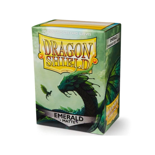 Dragon Shield: Standard Sleeves: Emerald [Matte] (100 Sleeves)