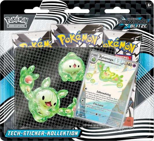 Pokémon TCG: Karmesin & Purpur - 10.5 - Schwarze Blitze Tech Sticker Kollektion