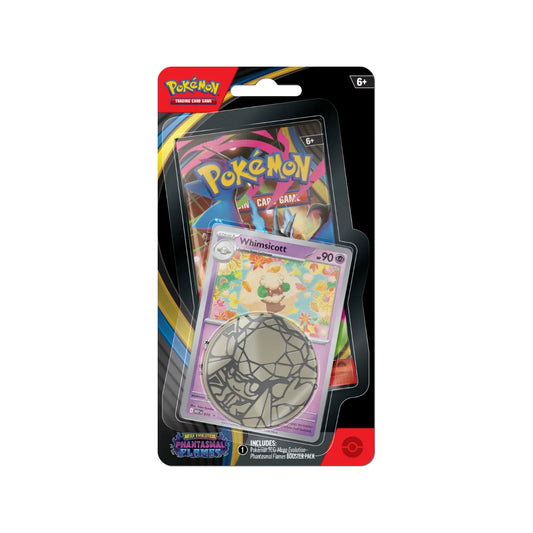 Pokémon TCG: Phantasmal Flames - ME02  - Checklane Blister - Cottonee/Whimsicott (Assorted)