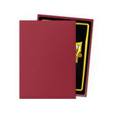 Dragon Shield: Standard Sleeves: Non-Glare Blood Red [Matte] (100 Sleeves)