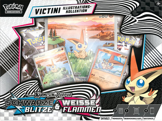 Pokémon TCG: Karmesin & Purpur - 10.5 - Weisse Flammen & Schwarze Blitze Illustrations-Kollektion