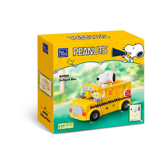 Snoopy School Bus Construction Set