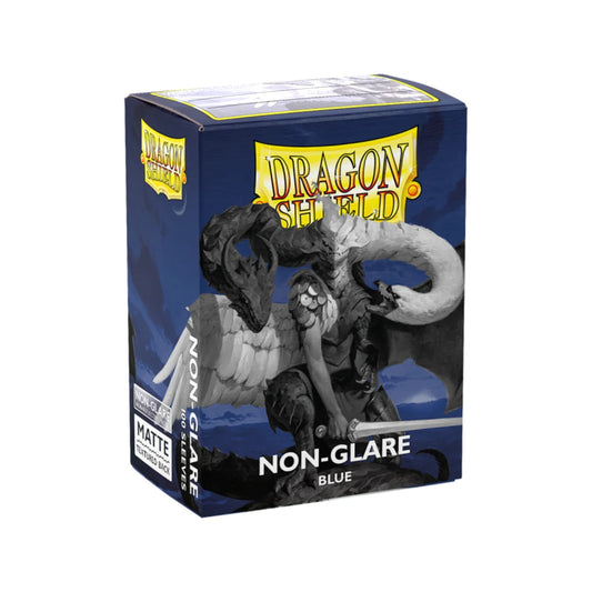 Dragon Shield: Standard Sleeves: Non-Glare Blue [Matte] (100 Sleeves)
