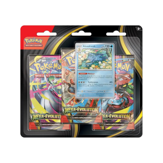 Pokémon JCC: Méga-Évolution - ME01 - 3-Pack Blister (Assorted) (FR)