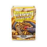 Dragon Shield: Standard Sleeves: Gold [Matte] (100 Sleeves)