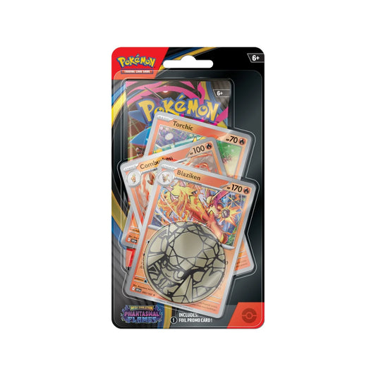 Pokémon TCG: Phantasmal Flames - ME02  - Premium Checklane Blister - Blaziken/Hydrapple (Assorted)