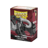 Dragon Shield: Standard Sleeves: Non-Glare Blood Red [Matte] (100 Sleeves)